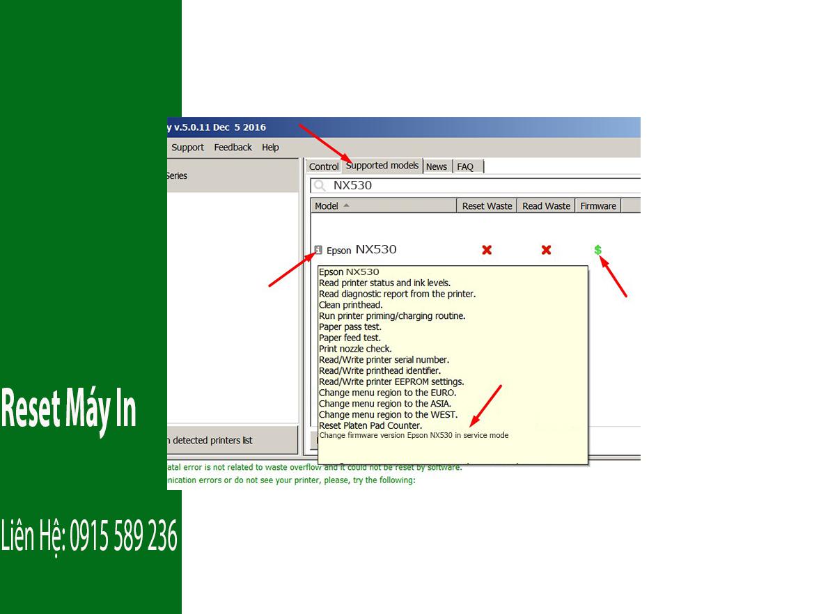 Key Firmware May In Epson NX530 Step 1